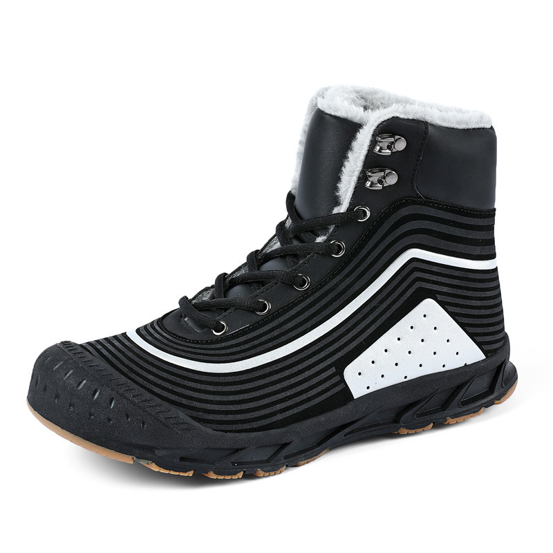 Trendy Winter Boots For Men Waterproof Fur Orthopedic Shoes