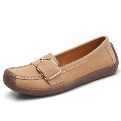 Step in Style with Fashion Flats Genuine Leather Loafers