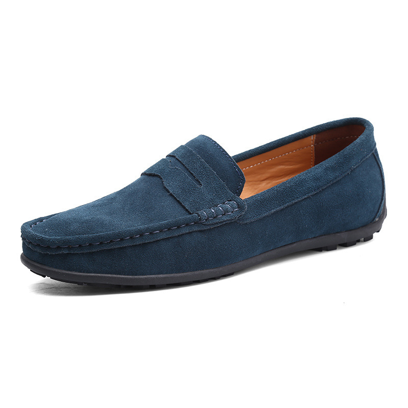 Orthopedic Mens Shoes Arch Support Breathable Anti Slip Fashion Genuine Leather Loafers Slip On