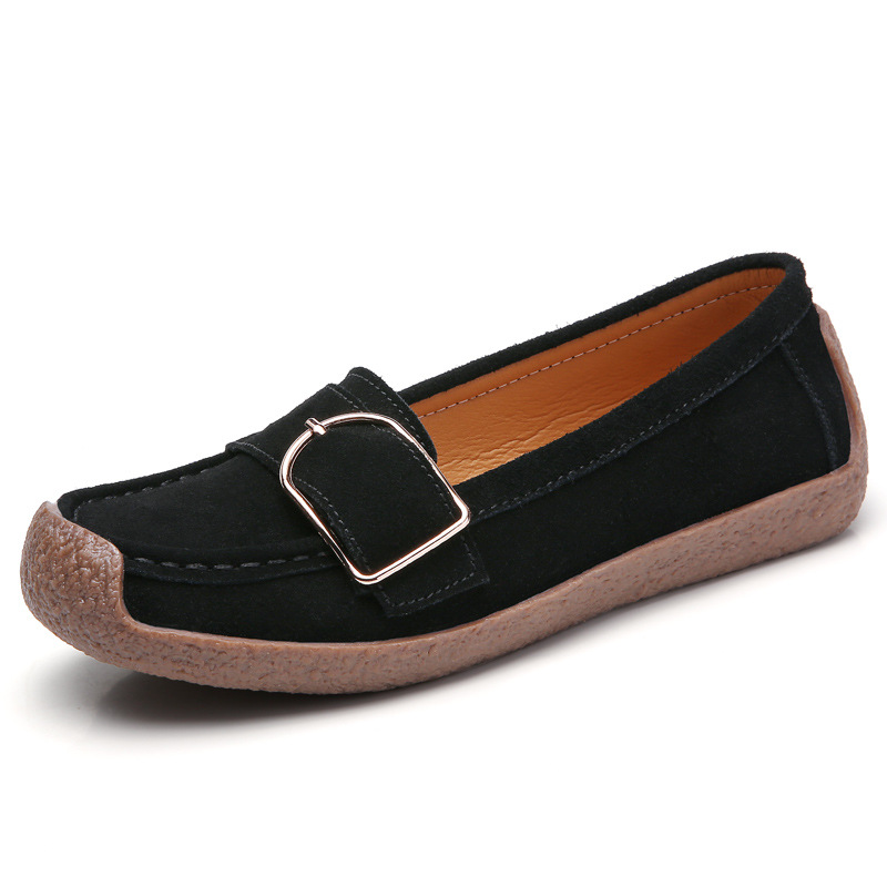 Step in Style with Fashion Flats Genuine Leather Loafers