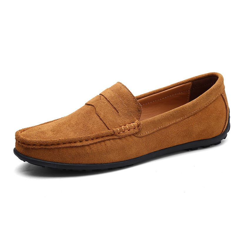Orthopedic Mens Shoes Arch Support Breathable Anti Slip Fashion Genuine Leather Loafers Slip On