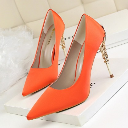 High-heeled Women's Autumn Satin Women's Shoes