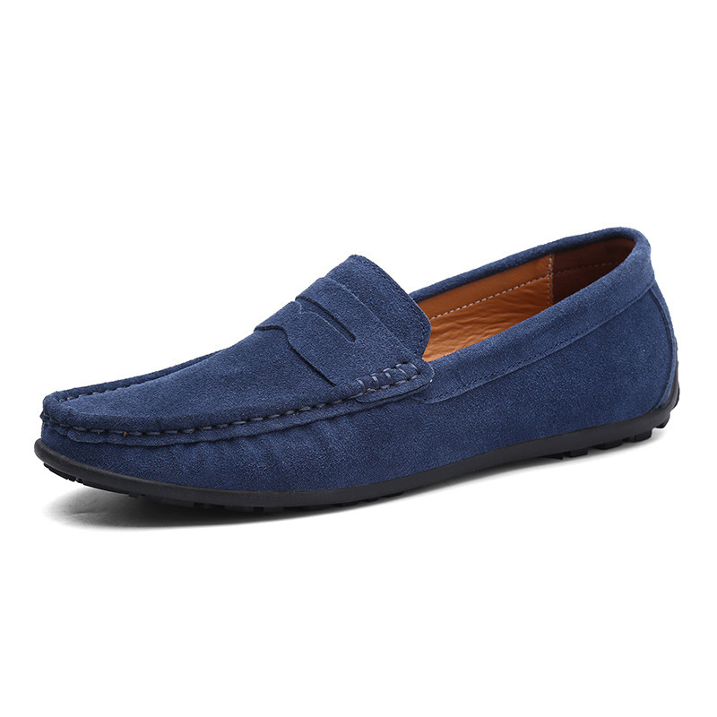 Orthopedic Mens Shoes Arch Support Breathable Anti Slip Fashion Genuine Leather Loafers Slip On