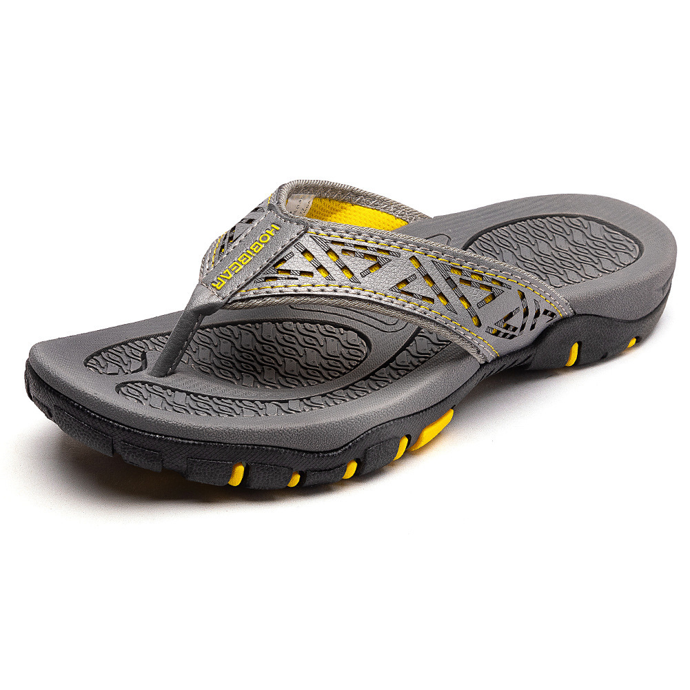 Men Orthopedic Sandals Anti-slip Beach Flip-flops
