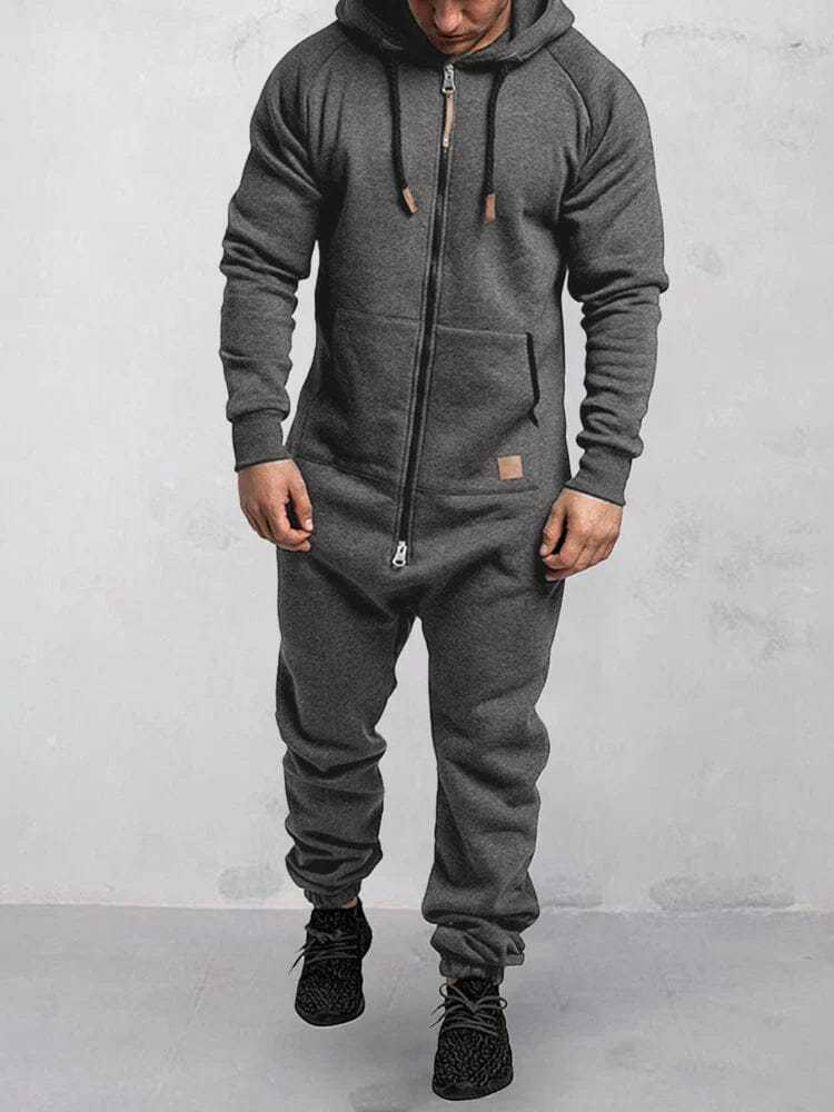Comfortable Hooded Jumpsuit For Men