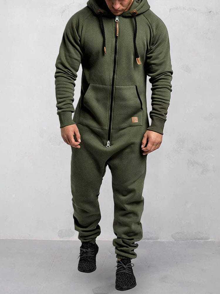 Comfortable Hooded Jumpsuit For Men