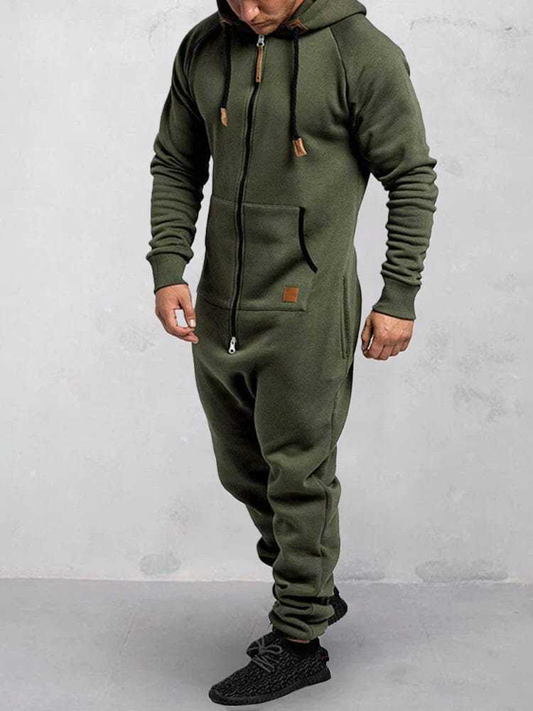 Comfortable Hooded Jumpsuit For Men