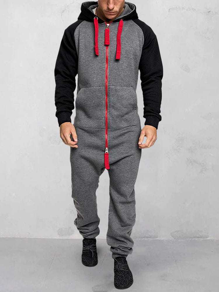 Comfortable Hooded Jumpsuit For Men