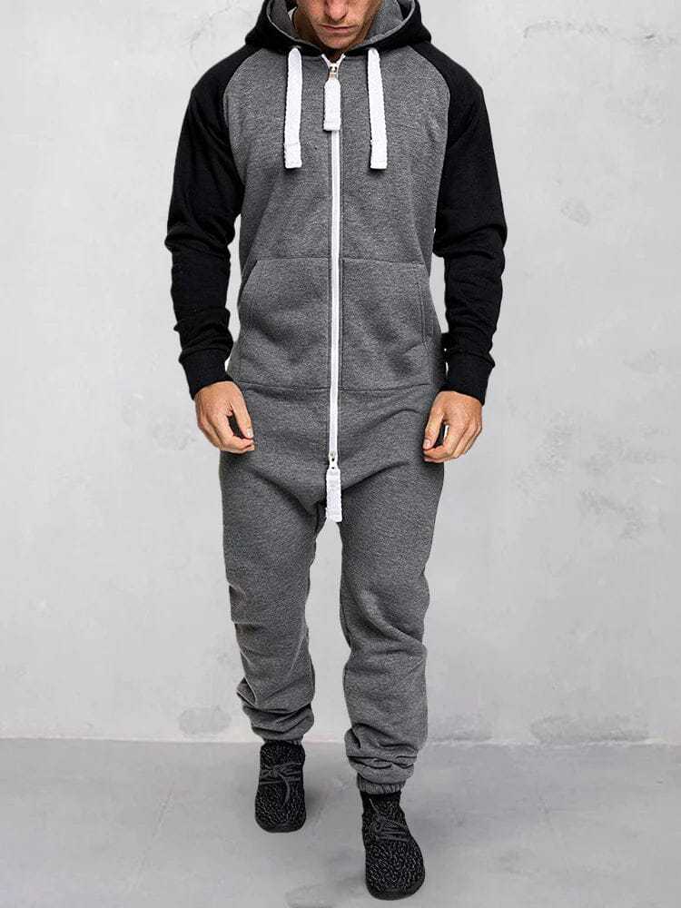Comfortable Hooded Jumpsuit For Men