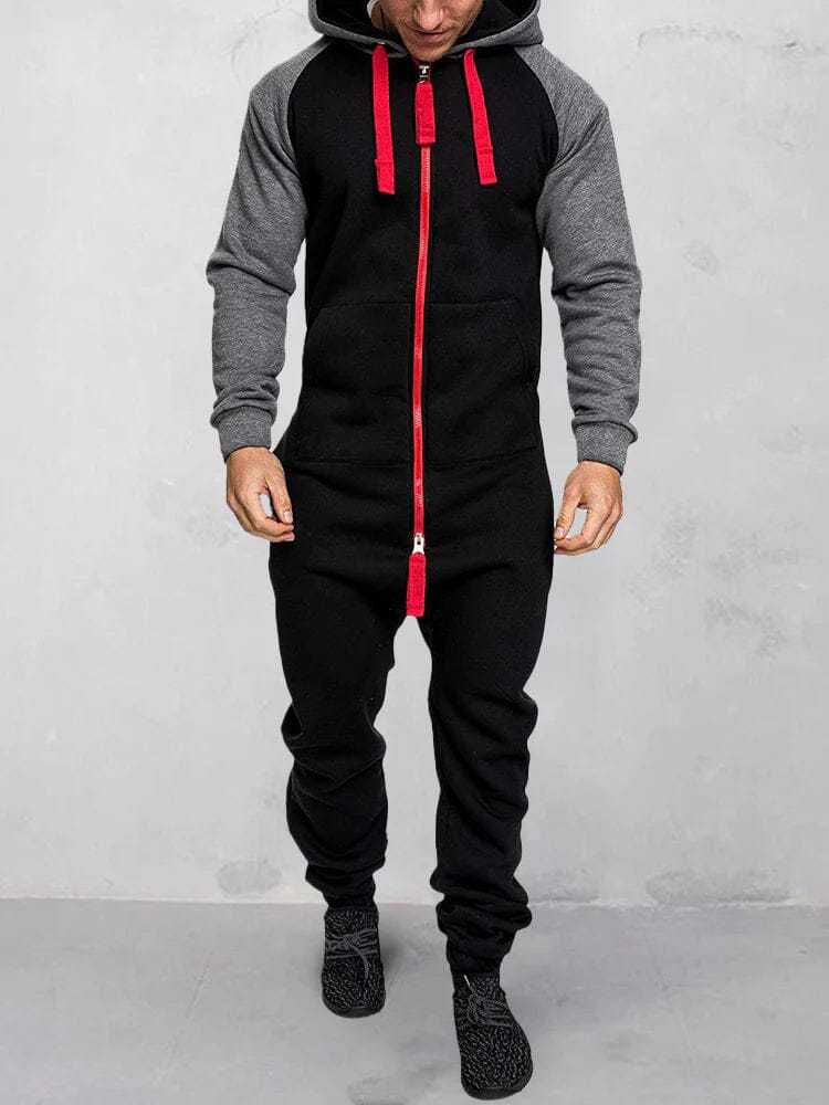 Comfortable Hooded Jumpsuit For Men