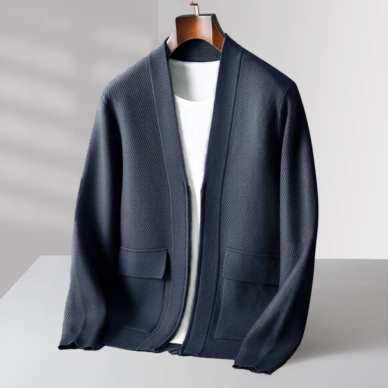 Luxury Knitted Woolly Cardigan for Men