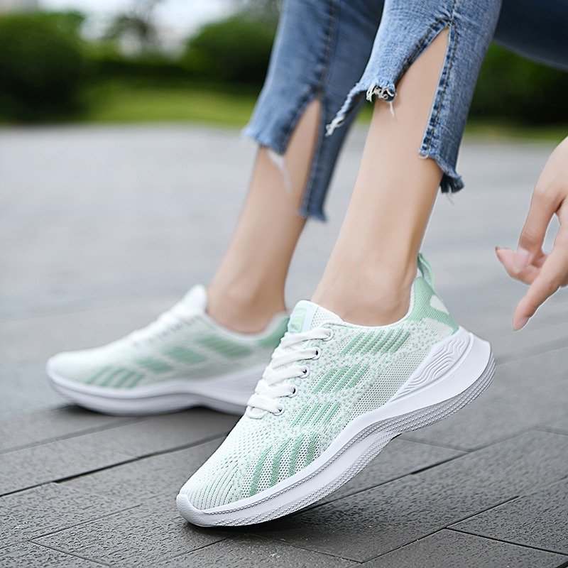 Women Orthopedic Shoes Elastic Mesh EVA Nonslip Jogging Sneakers