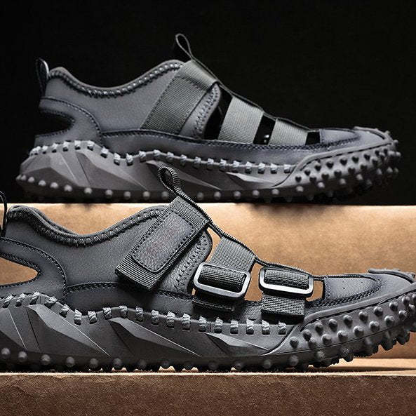 Men Orthopedic Sandals Open Back Anti-collision Round Toe Trendy 2023