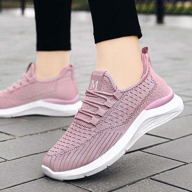 Women Orthopedic Shoes Stretchy Mesh EVA Sole Energy Boosting Athletics Sneakers