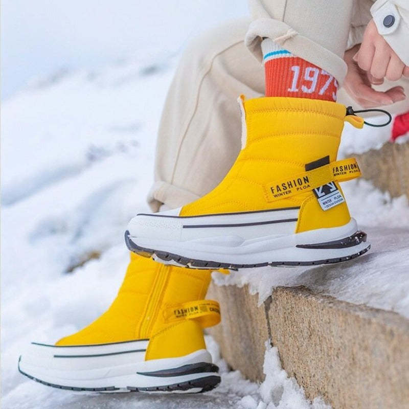 Women Orthopedic Boots Multi-color Warm Plush Shoes