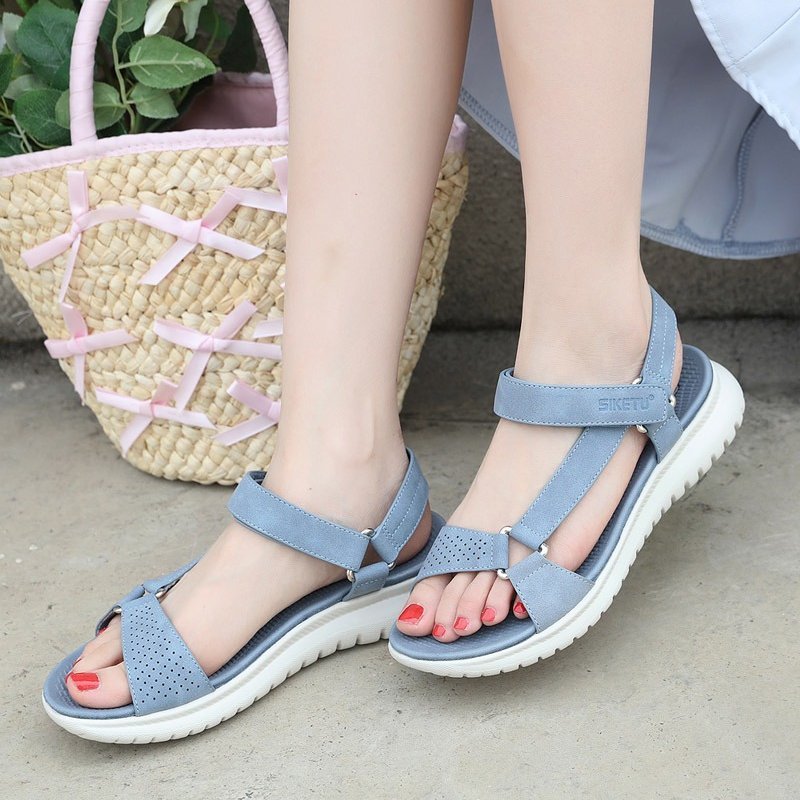 Orthopedic Sandals For Women EVA Foldable Sole Velcro Arch Support Summer Fashion