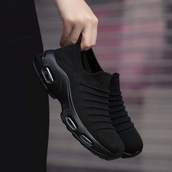 Orthopedic Shoes Women Breathable Slip-on Sneakers Air Cushion Mesh Leisure