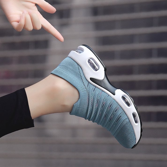 Orthopedic Shoes Women Breathable Slip-on Sneakers Air Cushion Mesh Leisure