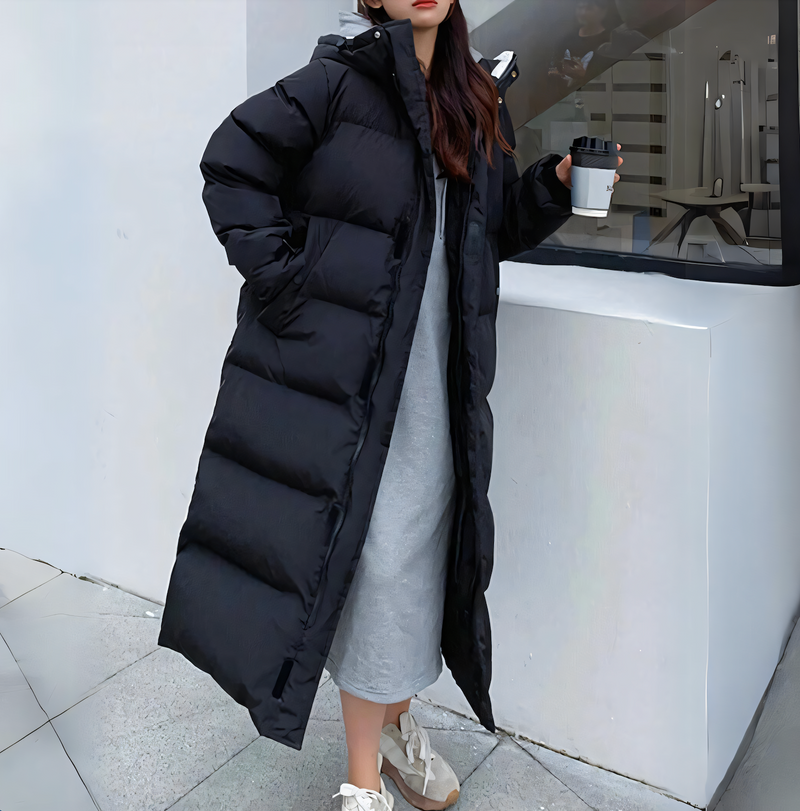 Rainproof Long Down Jacket