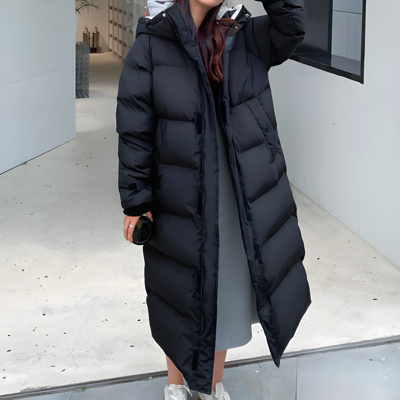 Rainproof Long Down Jacket