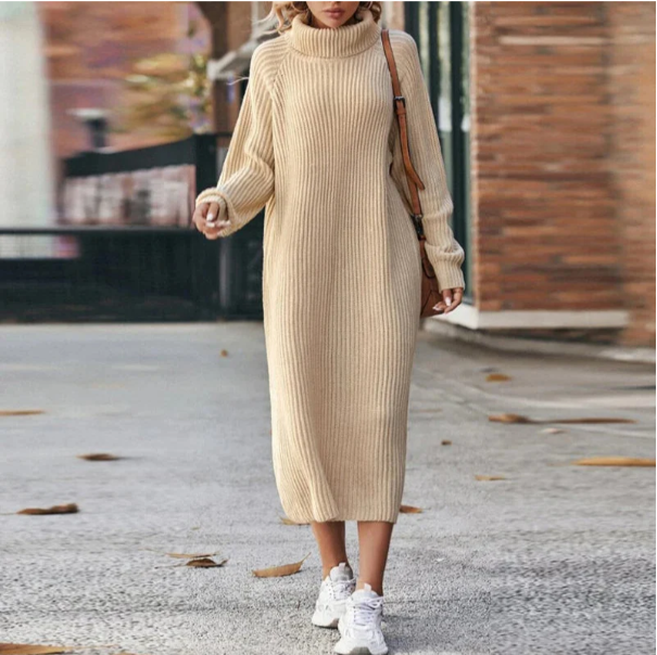 Women's Cozy Knitted Long Dress