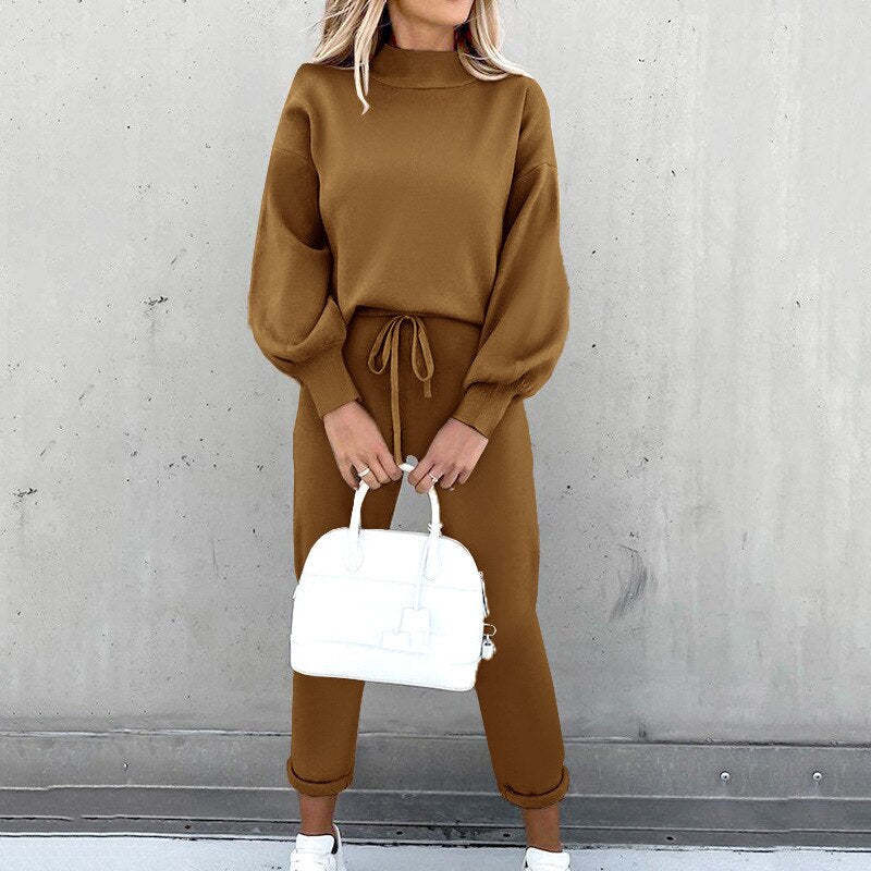 Snug Turtleneck Set