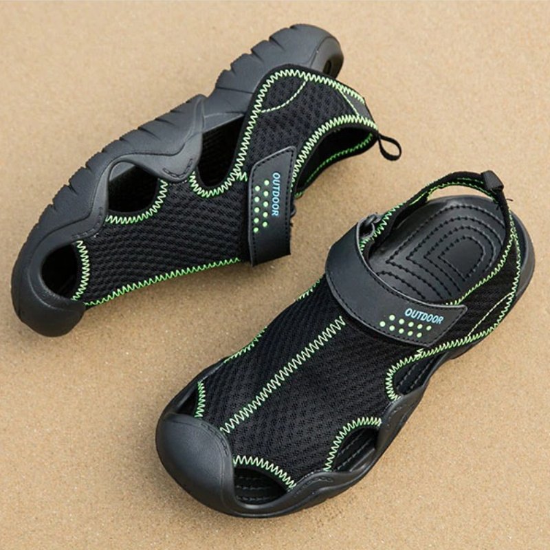 Men Nonslip Hook&loop Orthopedic Sandals Anti-collision Summer