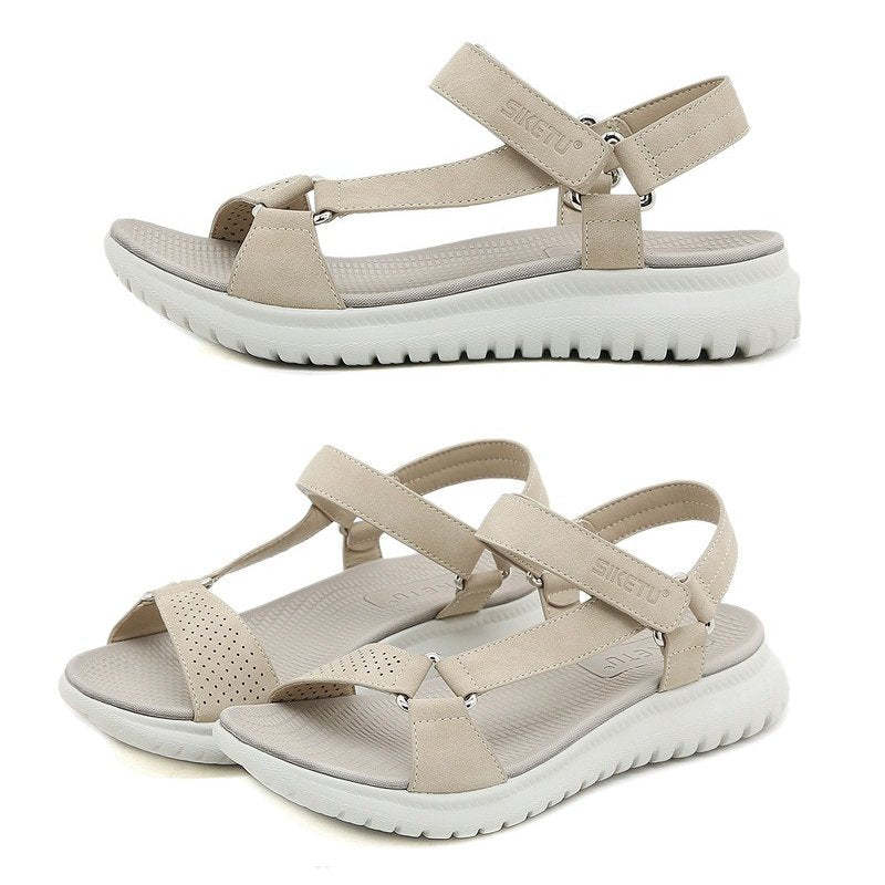Orthopedic Sandals For Women EVA Foldable Sole Velcro Arch Support Summer Fashion