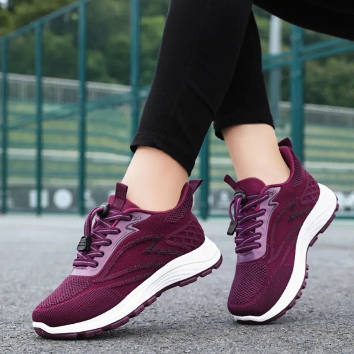 No-Tie Cushion Walking shoes
