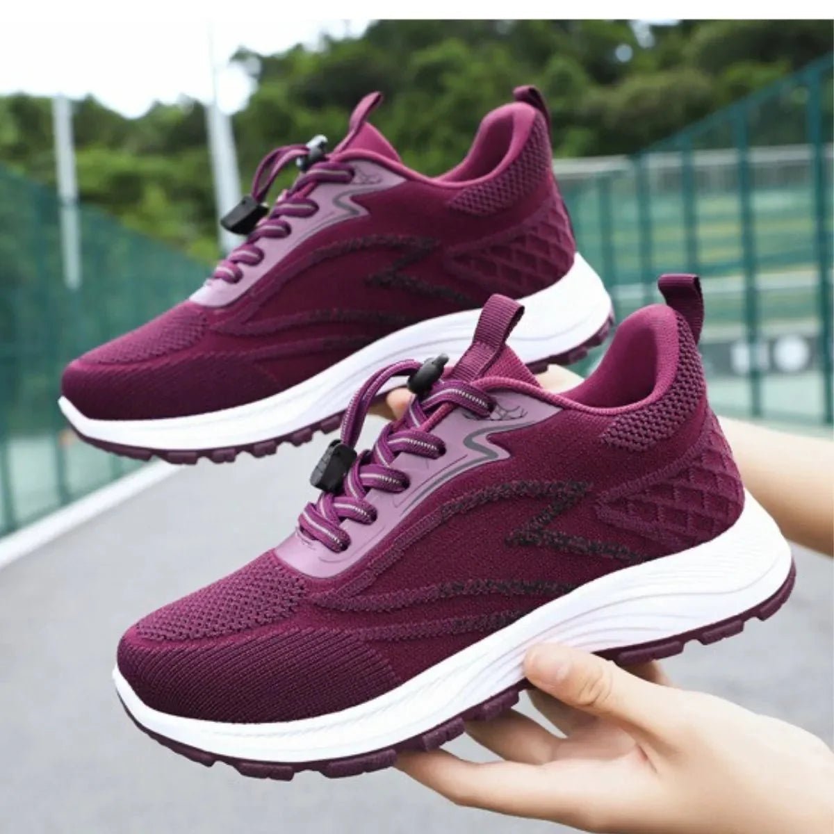No-Tie Cushion Walking shoes