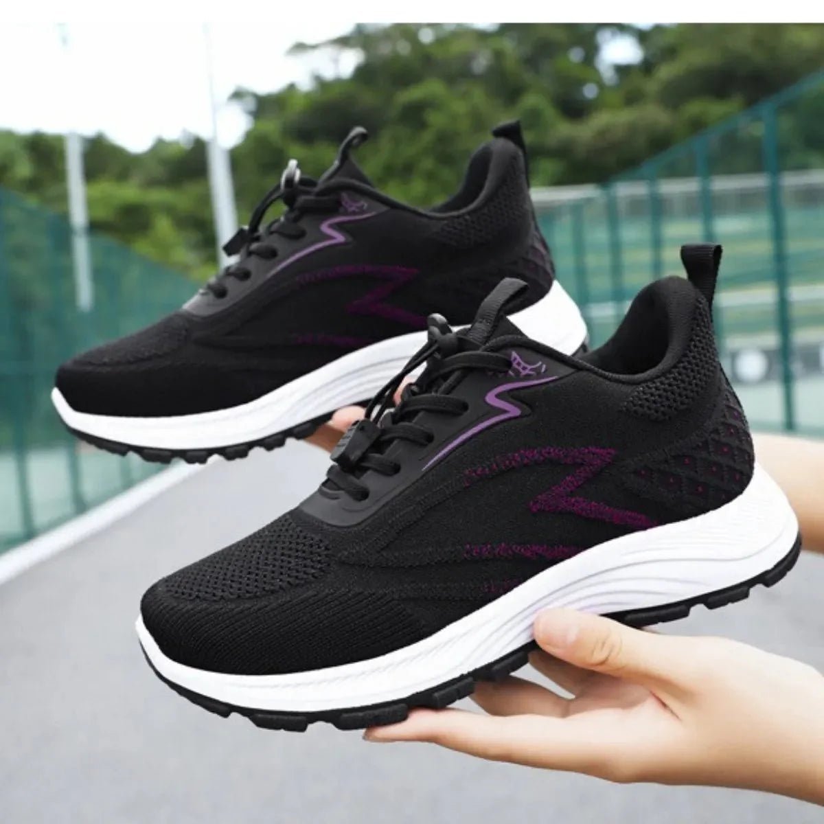 No-Tie Cushion Walking shoes