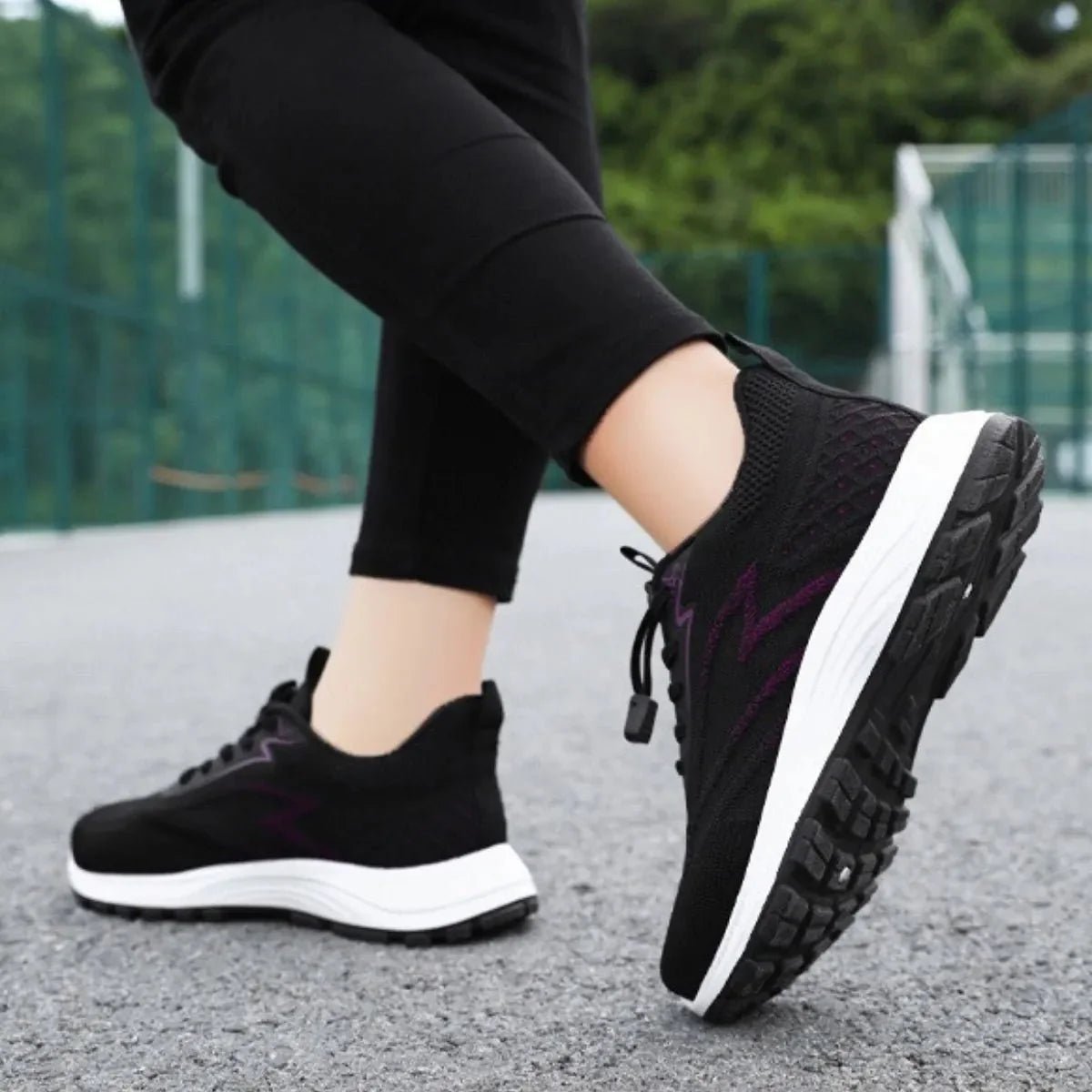 No-Tie Cushion Walking shoes