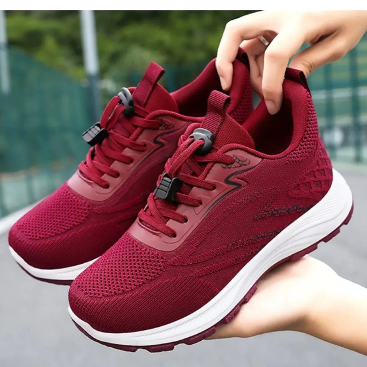 No-Tie Cushion Walking shoes