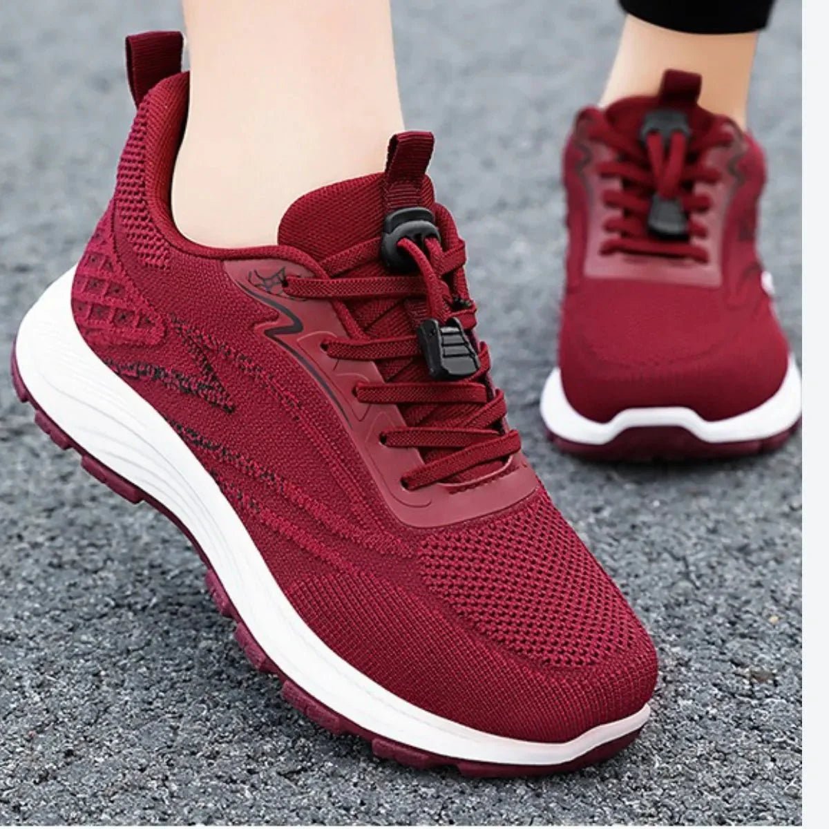 No-Tie Cushion Walking shoes