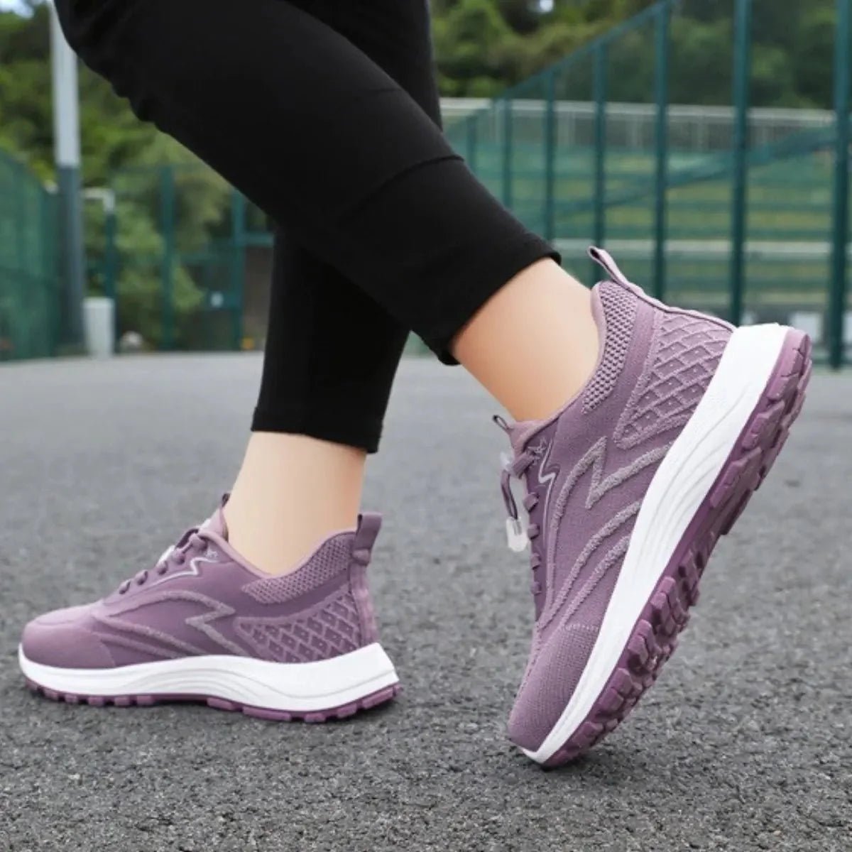 No-Tie Cushion Walking shoes