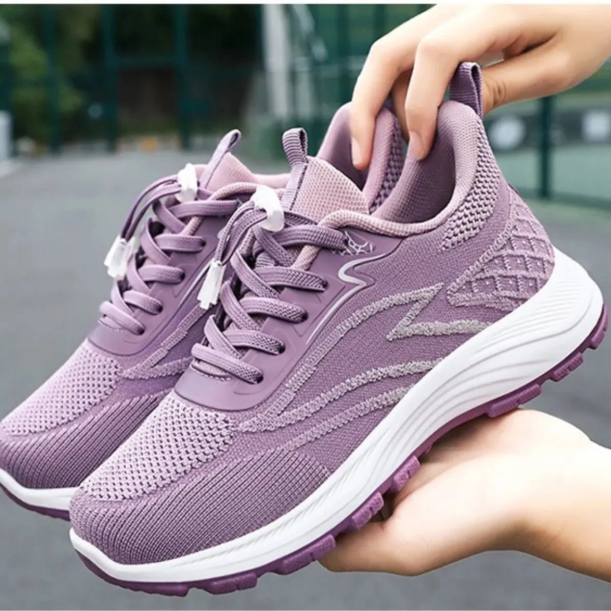 No-Tie Cushion Walking shoes