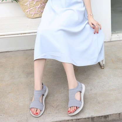 Women Walking Orthopedic Sandals Mesh Hollow Out Trendy Summer Sandals