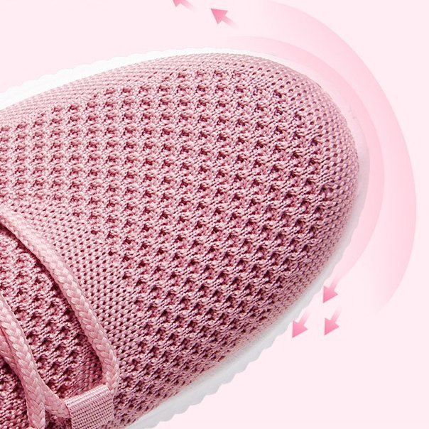 Women Orthopedic Shoes Comfy Elastic Mesh Round Toe Running Sneakers