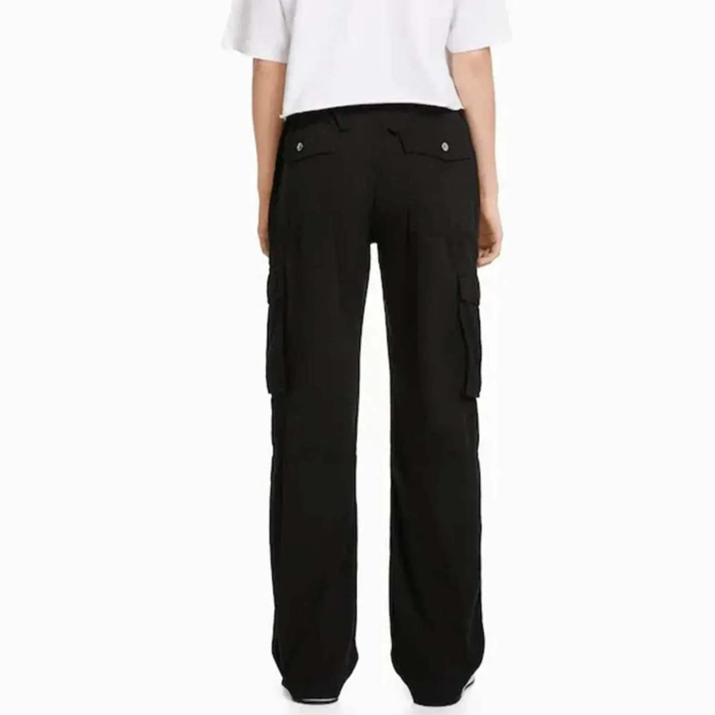 Adjustable Waist Cargo Pants