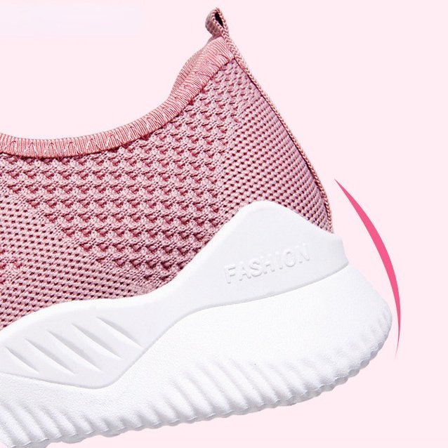 Women Orthopedic Shoes Comfy Elastic Mesh Round Toe Running Sneakers
