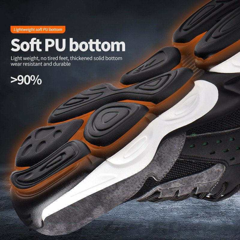 Orthopedic Shoes For Men Anti-smashing Safety Sneakers Steel Head Trendy