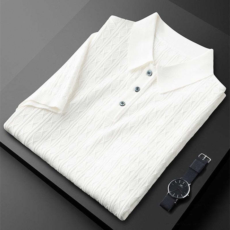 Diamond Knit Shirt for Men
