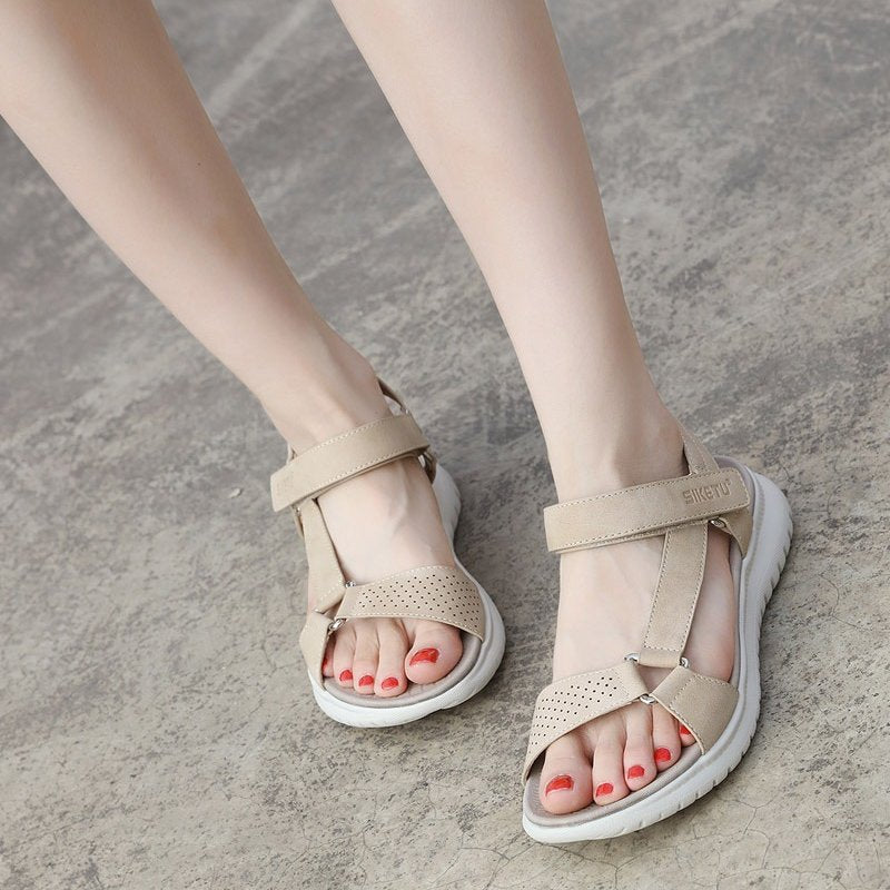 Orthopedic Sandals For Women EVA Foldable Sole Velcro Arch Support Summer Fashion