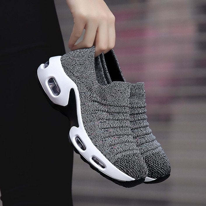 Orthopedic Shoes Women Breathable Slip-on Sneakers Air Cushion Mesh Leisure