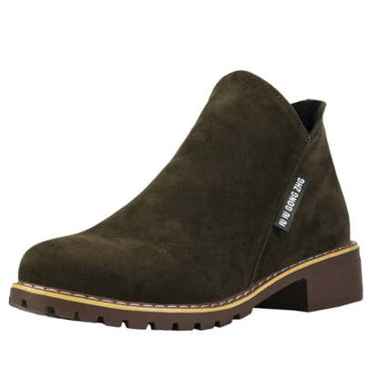 Orthopedic Women Ankle Boots Suede Warm Zipper NonSkid Fashion Designed