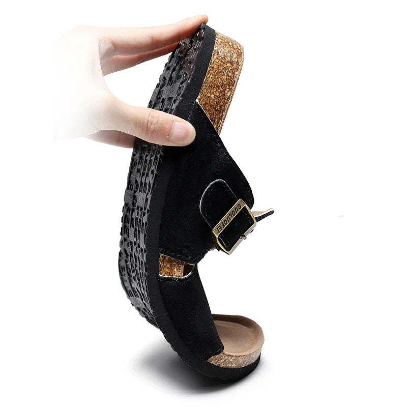 Orthopedic Sandals For Men Premium Suede Leisure Summer Slides