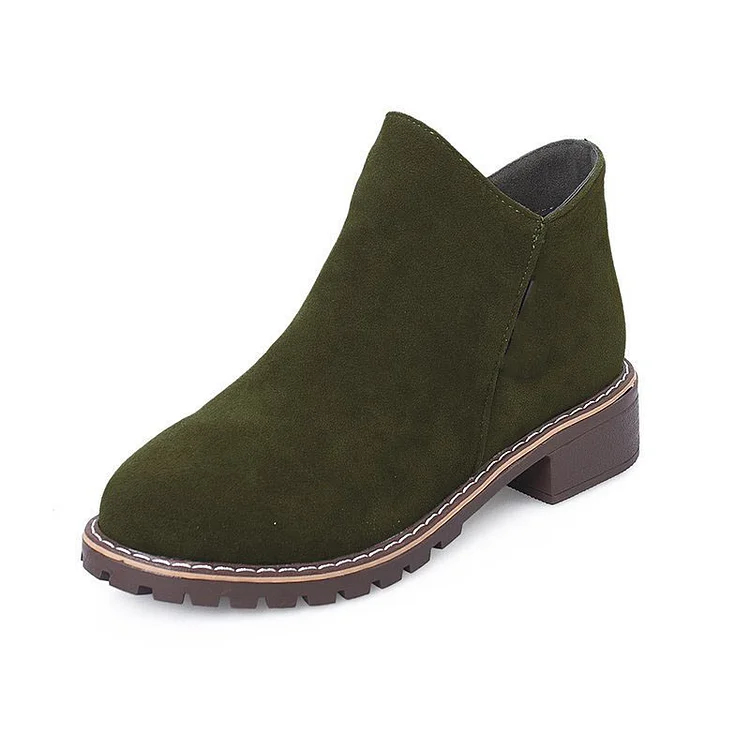 Stunahome Orthopedic Women Arch Support Warm Suede Ankle Boots