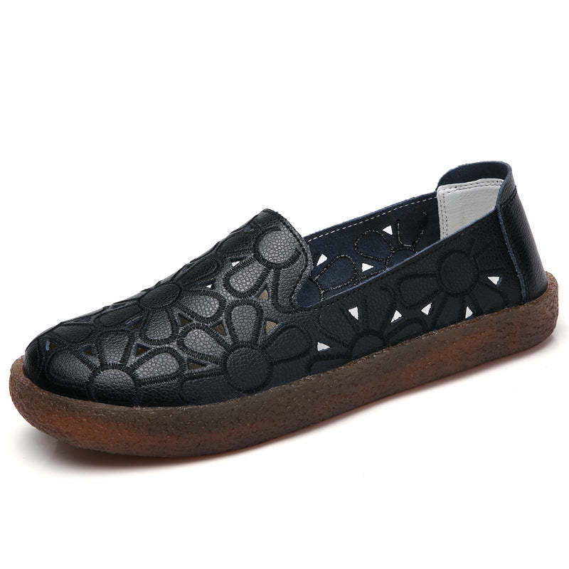 New Loafers Women's Breathable Flat-bottomed Shoe