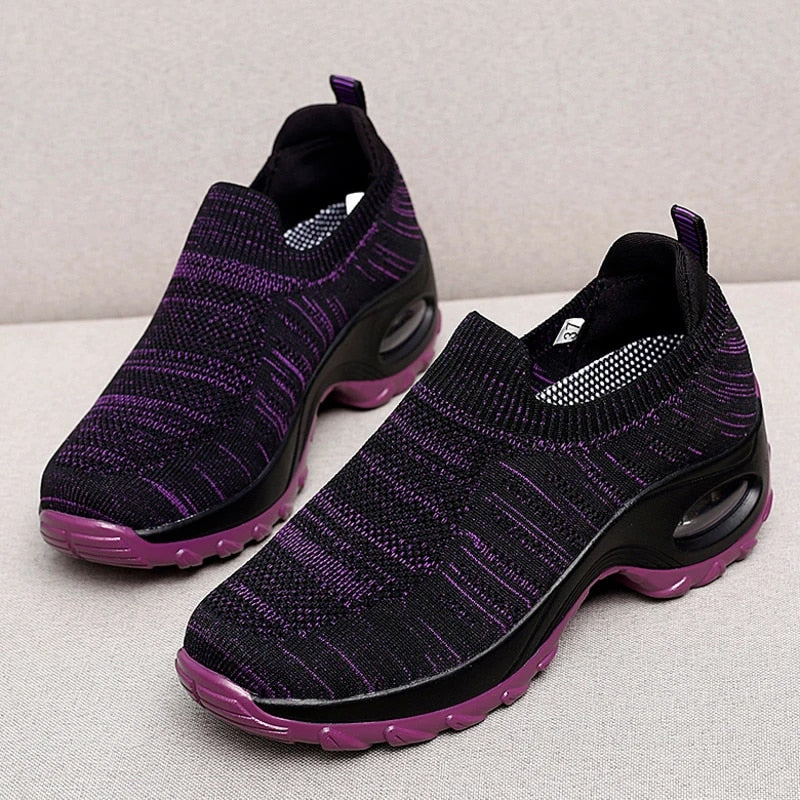 Orthopedic Shoes Women Breathable Arch Support Non-Slip Outsole