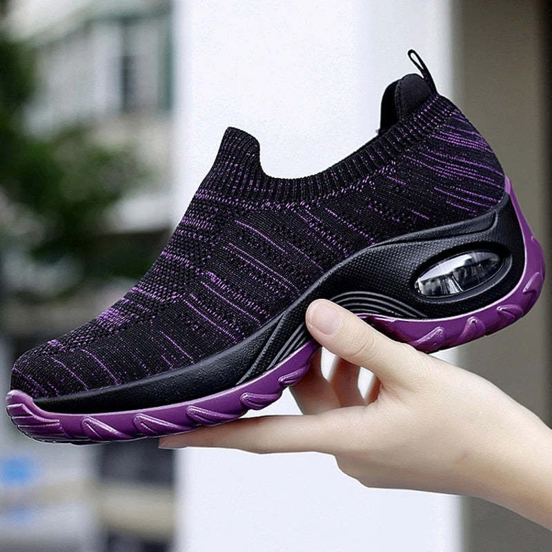 Orthopedic Shoes Women Breathable Arch Support Non-Slip Outsole